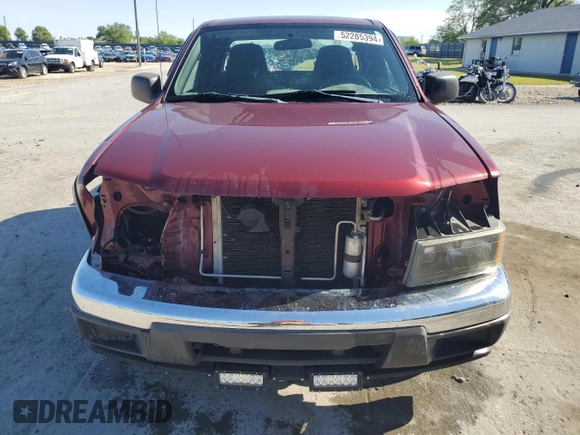 2007 GMC Canyon SLE1 with VIN 1GTCS199478216394, listed as a Copart auction lot 52285394 with 179,816 mi miles and Salvage Title. Bid and sale history available at carsss.com. Image 5.