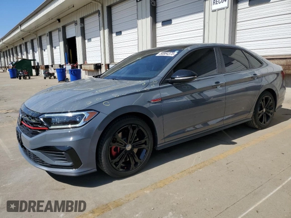 2021 Volkswagen Jetta GLI S with VIN 3VW6T7BU4MM014350, listed as a Copart auction lot 50864375 with 70,733 mi miles and Salvage Title. Bid and sale history available at DreamBid. Image 1.
