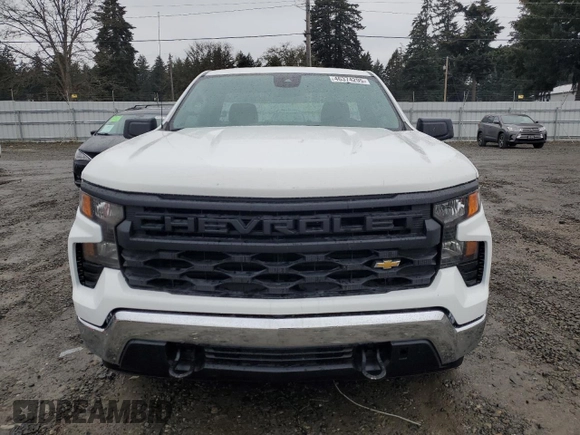 2023 Chevrolet Silverado 1500 Work Truck with VIN 3GCNAAED7PG301679, listed as a Copart auction lot 46374295 with 7,856 mi miles and Clean Title. Bid and sale history available at carsss.com. Image 5.
