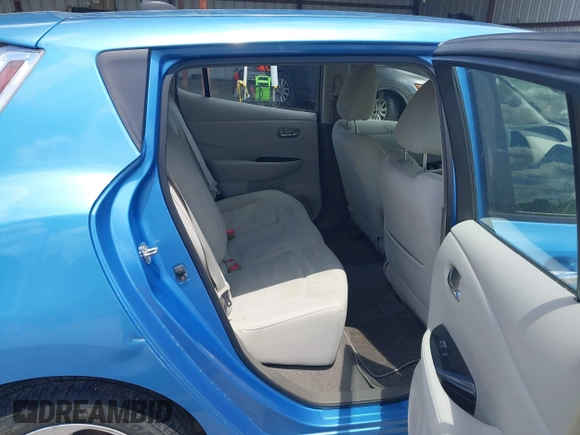 2012 Nissan LEAF SL with VIN JN1AZ0CP3CT022048, listed as a IAAI auction lot 42177290 with 49,194 mi miles and . Bid and sale history available at DreamBid. Image 8.