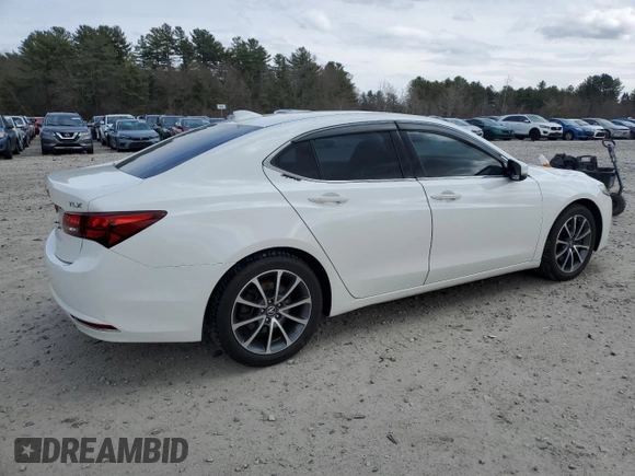 2017 Acura TLX V6 with VIN 19UUB2F36HA005932, listed as a Copart auction lot 50687615 with 91,898 mi miles and Salvage Title. Bid and sale history available at carsss.com. Image 3.