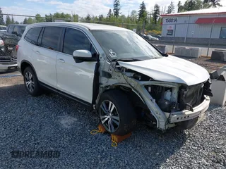 2018 Honda Pilot EX-L with VIN 5FNYF6H54JB002096, listed as a IAAI auction lot 42187195 with 99,864 mi miles and . Bid and sale history available at DreamBid. Image 1.