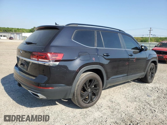 2021 Volkswagen Atlas SE z VIN 1V2JR2CA2MC555416, wystawiony jako Copart lot #53182915 z przebiegiem 96 268 mil mil oraz Szkoda całkowita • Salvage title. Historia ofert i sprzedaży dostępna na DreamBid. Obrazek 3.