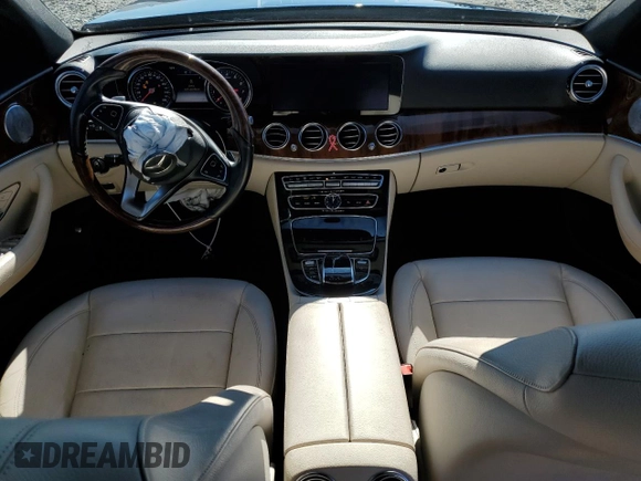 2018 Mercedes-Benz E-Class E 300 with VIN WDDZF4JB2JA329927, listed as a Copart auction lot 41367745 with 0 mi miles and Salvage Title. Bid and sale history available at carsss.com. Image 8.
