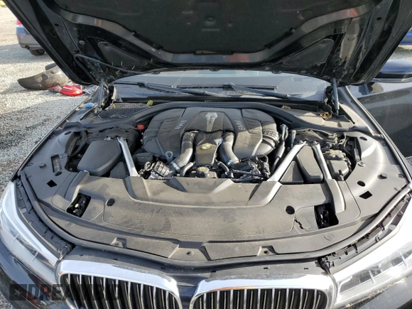 2019 BMW 7 Series 750i z VIN WBA7F0C57KGM24576, wystawiony jako Copart lot #47778515 z przebiegiem 94 701 mil mil oraz Szkoda całkowita • Salvage title. Historia ofert i sprzedaży dostępna na DreamBid. Obrazek 11.