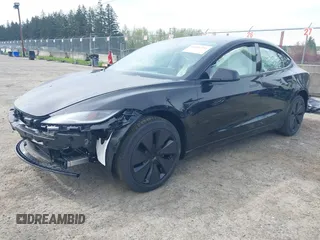 2025 Tesla Model 3 Long Range with VIN 5YJ3E1EB1SF885103, listed as a IAAI auction lot 41926295 with Not provided miles and . Bid and sale history available at DreamBid. Image 2.