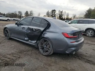 2022 BMW 3 Series 330i xDrive z VIN 3MW5R7J01N8C77673, wystawiony jako Copart lot #43196945 z przebiegiem 39 517 mil mil oraz Szkoda całkowita • Salvage title. Historia ofert i sprzedaży dostępna na DreamBid. Obrazek 2.