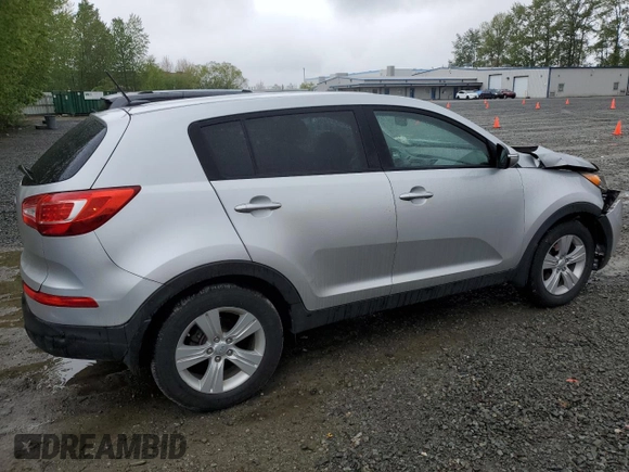 2013 Kia Sportage LX with VIN KNDPB3A24D7444750, listed as a Copart auction lot 54197315 with 64,082 mi miles and Salvage Title. Bid and sale history available at carsss.com. Image 3.