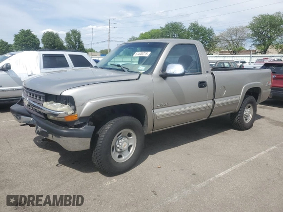2000 Chevrolet Silverado 2500 z VIN 1GCGK24U6YE148296, wystawiony jako Copart lot #57440225 z przebiegiem 160 860 mil mil oraz Szkoda całkowita • Salvage title. Historia ofert i sprzedaży dostępna na DreamBid. Obrazek 1.