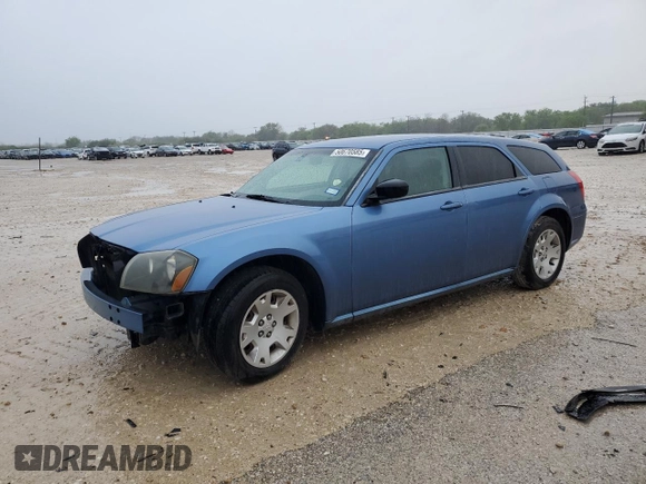 2007 Dodge Magnum • with VIN 2D4FV47T87H695310, listed as a Copart auction lot 50670585 with 151,920 mi miles and Salvage Title. Bid and sale history available at carsss.com. Image 1.