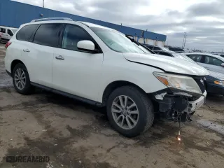 2016 Nissan Pathfinder Platinum with VIN 5N1AR2MM7GC632145, listed as a Copart auction lot 47275295 with 174,805 mi miles and Clean Title. Bid and sale history available at carsss.com. Image 4.