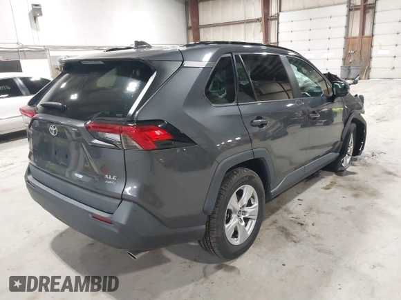 2020 Toyota RAV4 XLE with VIN 2T3P1RFV7LW110207, listed as a IAAI auction lot 41715101 with 57,520 mi miles. Bid and sale history available at carsss.com. Image 4.