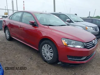2015 Volkswagen Passat Wolfsburg Edition with VIN 1VWAT7A37FC074064, listed as a IAAI auction lot 42498108 with 183,189 mi miles and . Bid and sale history available at DreamBid. Image 1.
