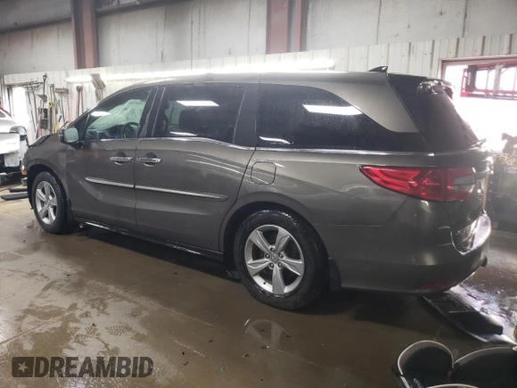 2019 Honda Odyssey EX-L with VIN 5FNRL6H76KB081335, listed as a Copart auction lot 51173805 with 60,498 mi miles and Salvage Title. Bid and sale history available at carsss.com. Image 2.