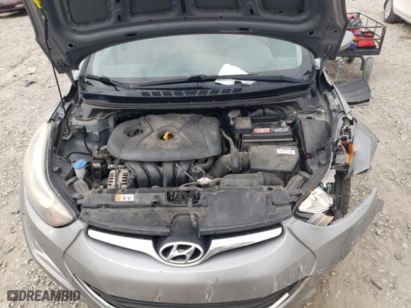 2014 Hyundai Elantra SE with VIN KMHDH4AE0EU092802, listed as a Copart auction lot 48503575 with 169,675 mi miles and Salvage Title. Bid and sale history available at carsss.com. Image 12.