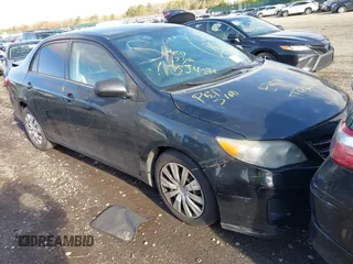 2013 Toyota Corolla L with VIN 2T1BU4EE0DC967387, listed as a IAAI auction lot 42142298 with Not Provided miles. Bid and sale history available at carsss.com. Image 1.