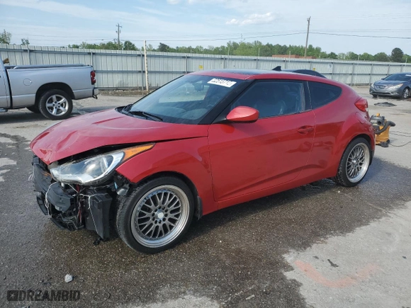 2016 Hyundai Veloster with VIN KMHTC6AD5GU249546, listed as a Copart auction lot 52515715 with 108,535 mi miles and Salvage Title. Bid and sale history available at carsss.com. Image 1.
