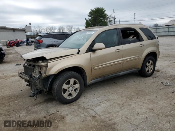 2006 Chevrolet Equinox LT with VIN 2CNDL73F966078810, listed as a Copart auction lot 47037185 with 0 mi miles and Non Repairable. Bid and sale history available at carsss.com. Image 1.