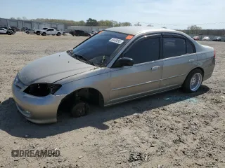 2004 Honda Civic LX with VIN 2HGES16504H634128, listed as a Copart auction lot 50448895 with 240,757 mi miles and Salvage Title. Bid and sale history available at carsss.com. Image 1.