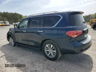 2017 Infiniti QX80 with VIN JN8AZ2NF8H9644229, listed as a Copart auction lot 50521545 with 141,122 mi miles and Salvage Title. Bid and sale history available at carsss.com. Image 2.