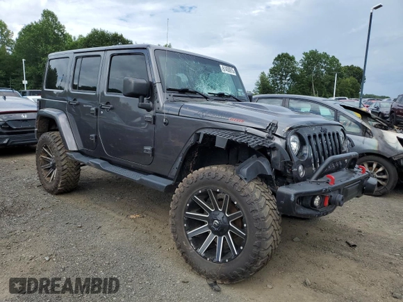 2018 Jeep Wrangler Unlimited Sahara with VIN 1C4BJWEG4JL822007, listed as a Copart auction lot 61450915 with 91,148 mi miles and Salvage title. Bid and sale history available at DreamBid. Image 4.