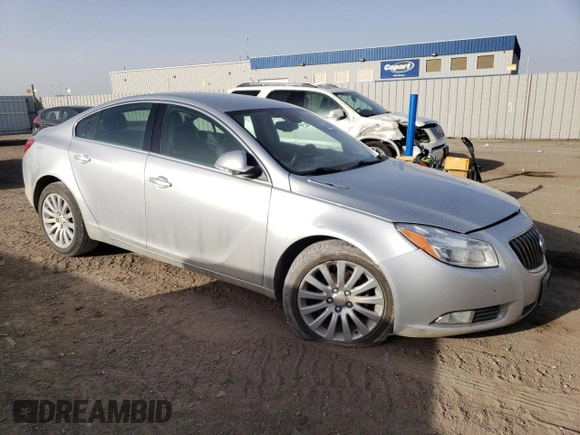 2012 Buick Regal with VIN 2G4GR5EK6C9163270, listed as a Copart auction lot 48285165 with 196,783 mi miles and Salvage Title. Bid and sale history available at carsss.com. Image 4.