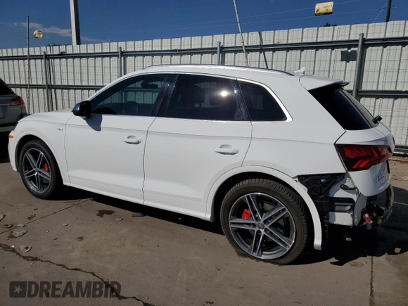 2018 Audi SQ5 Prestige with VIN WA1C4AFY2J2112626, listed as a Copart auction lot 74696864 with 30,410 mi miles and Salvage Title. Bid and sale history available at DreamBid. Image 2.