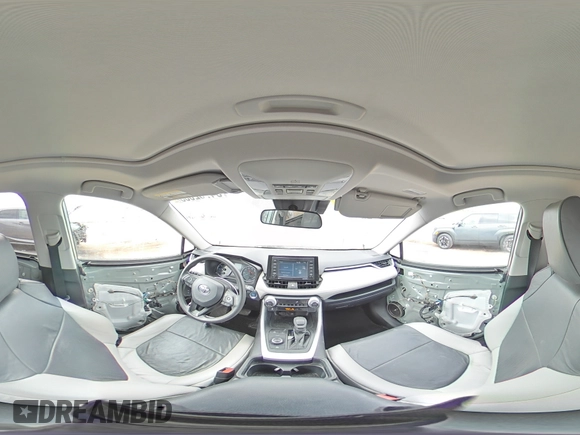 2020 Toyota RAV4 Hybrid XLE with VIN 2T3RWRFV2LW057300, listed as a Copart auction lot 54762655 with 96,624 mi miles and Salvage title. Bid and sale history available at DreamBid. Image 15.