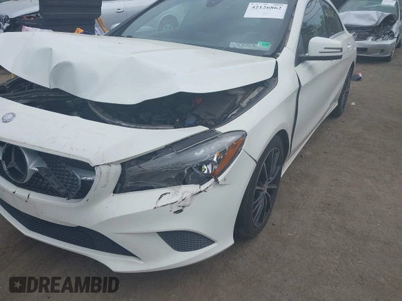 2015 Mercedes-Benz CLA 250 with VIN WDDSJ4GB0FN194180, listed as a IAAI auction lot 42126862 with 118,281 mi miles and . Bid and sale history available at DreamBid. Image 6.