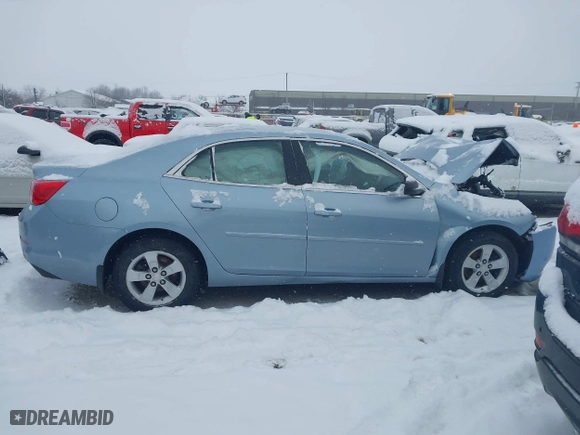 2013 Chevrolet Malibu LS with VIN 1G11B5SAXDU132515, listed as a IAAI auction lot 41623502 with 1 mi miles. Bid and sale history available at carsss.com. Image 13.