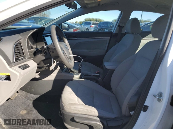 2017 Hyundai Elantra Limited with VIN 5NPD84LF8HH155931, listed as a Copart auction lot 48143025 with 95,254 mi miles and Salvage Title. Bid and sale history available at DreamBid. Image 7.