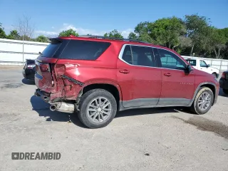 2022 Chevrolet Traverse LT Cloth with VIN 1GNERGKW7NJ145521, listed as a Copart auction lot 56383565 with 37,888 mi miles and Salvage title. Bid and sale history available at DreamBid. Image 3.