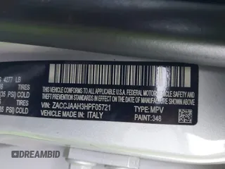 2017 Jeep Renegade Sport с VIN ZACCJAAH3HPF05721, выставлен на аукционе IAAI как лот 41483463 с пробегом 86 414 миль миль и . История ставок и продаж доступна на DreamBid. Изображение 9.