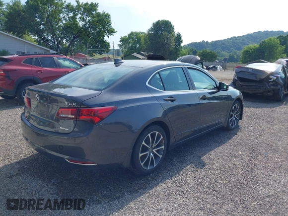 2016 Acura TLX Advance with VIN 19UUB3F71GA000306, listed as a IAAI auction lot 42579640 with 150,764 mi miles and . Bid and sale history available at DreamBid. Image 4.