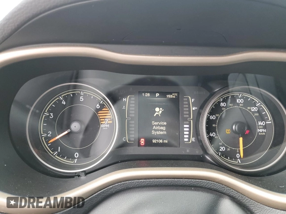 2017 Jeep Cherokee Latitude with VIN 1C4PJMCB6HD234261, listed as a Copart auction lot 51117525 with 92,176 mi miles and Salvage Title. Bid and sale history available at carsss.com. Image 9.