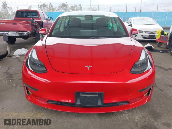 2022 Tesla Model 3 with VIN 5YJ3E1EA8NF177409, listed as a IAAI auction lot 41740718 with 25,557 mi miles. Bid and sale history available at carsss.com. Image 12.