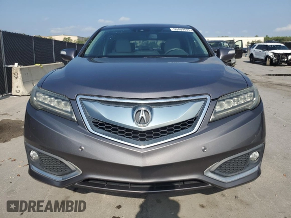2017 Acura RDX Advance with VIN 5J8TB3H74HL011041, listed as a Copart auction lot 55409695 with 65,527 mi miles and Salvage title. Bid and sale history available at DreamBid. Image 5.