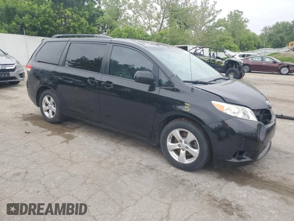 2014 Toyota Sienna LE AAS with VIN 5TDKK3DC3ES438508, listed as a Copart auction lot 58335855 with 176,016 mi miles and Salvage title. Bid and sale history available at DreamBid. Image 4.