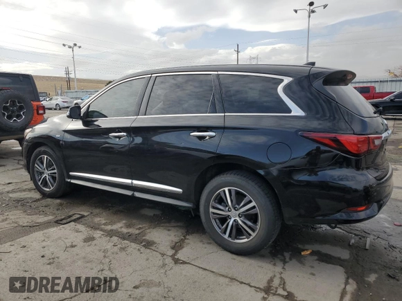 2019 Infiniti QX60 Luxe with VIN 5N1DL0MN0KC515513, listed as a Copart auction lot 89298715 with 91,068 mi miles and Salvage Title. Bid and sale history available at DreamBid. Image 2.