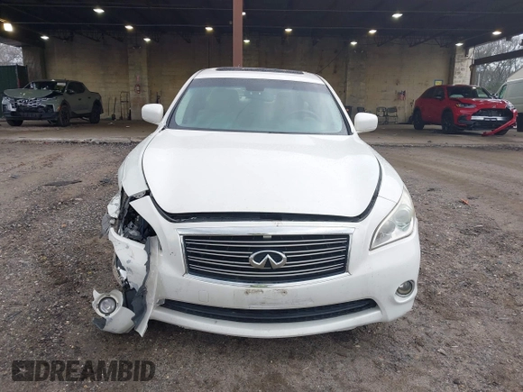 2012 Infiniti M37 with VIN JN1BY1AR6CM392969, listed as a IAAI auction lot 42021761 with 213,718 mi miles. Bid and sale history available at carsss.com. Image 12.
