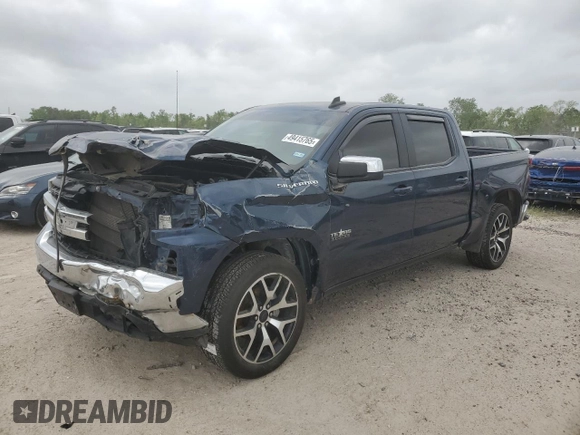 2021 Chevrolet Silverado 1500 LT with VIN 3GCUYDED6MG379844, listed as a Copart auction lot 49415765 with 86,118 mi miles and Salvage Title. Bid and sale history available at carsss.com. Image 1.