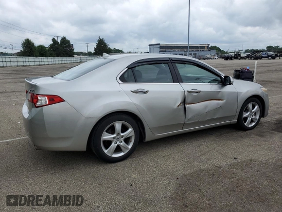 2009 Acura TSX with VIN JH4CU26689C025697, listed as a Copart auction lot 61535445 with 211,074 mi miles and Salvage title. Bid and sale history available at DreamBid. Image 3.