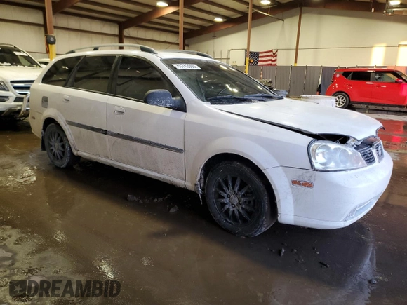 2005 Suzuki Forenza z VIN KL5JJ86Z95K090286, wystawiony jako Copart lot #41743805 z przebiegiem Nie podano mil oraz Szkoda całkowita • Salvage title. Historia ofert i sprzedaży dostępna na DreamBid. Obrazek 4.