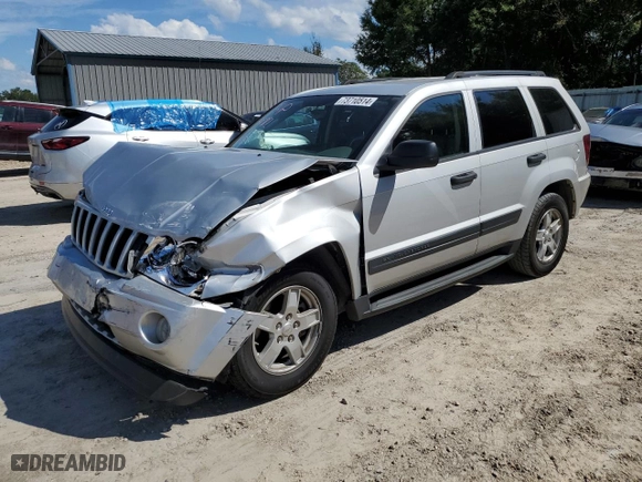 2005 Jeep Grand Cherokee Laredo with VIN 1J4HS48N65C543325, listed as a Copart auction lot 73710514 with 52,153 mi miles and Salvage Title. Bid and sale history available at carsss.com. Image 1.