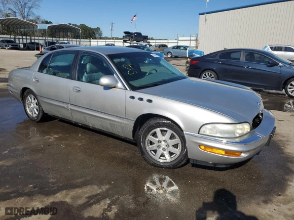 2005 Buick Park Avenue with VIN 1G4CW54K654108090, listed as a Copart auction lot 87906155 with 130250 miles and Salvage Title. Bid and sale history available at carsss.com. Image 4.