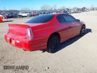 2004 Chevrolet Monte Carlo SS with VIN 2G1WX12K649294292, listed as a IAAI auction lot 41029868 with 180,616 mi miles. Bid and sale history available at carsss.com. Image 4.