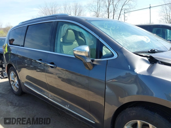2017 Chrysler Pacifica Limited with VIN 2C4RC1GGXHR744875, listed as a IAAI auction lot 42080773 with 86,896 mi miles and . Bid and sale history available at DreamBid. Image 12.