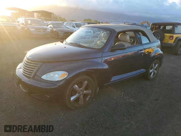 2005 Chrysler PT Cruiser GT with VIN 3C3AY75S45T336734, listed as a Copart auction lot 74562924 with 77,762 mi miles and Clean Title. Bid and sale history available at DreamBid. Image 1.