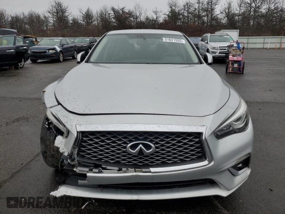 2019 Infiniti Q50 3.0t LUXE with VIN JN1EV7AR2KM558508, listed as a Copart auction lot 51621555 with 86,162 mi miles and Salvage Title. Bid and sale history available at carsss.com. Image 5.