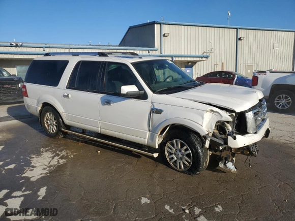 2014 Ford Expedition EL Limited with VIN 1FMJK1K52EEF07422, listed as a Copart auction lot 47033425 with 204,354 mi miles and Salvage Title. Bid and sale history available at carsss.com. Image 4.